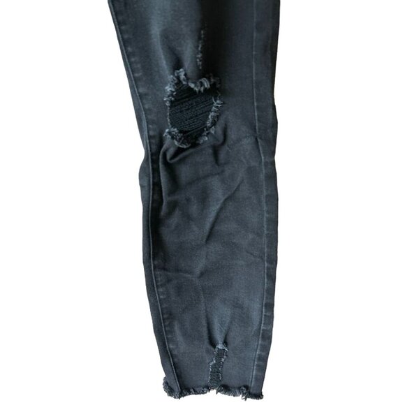 KanCan Women's Distressed Black Skinny Jeans Size 5/26 - Picture 10 of 10